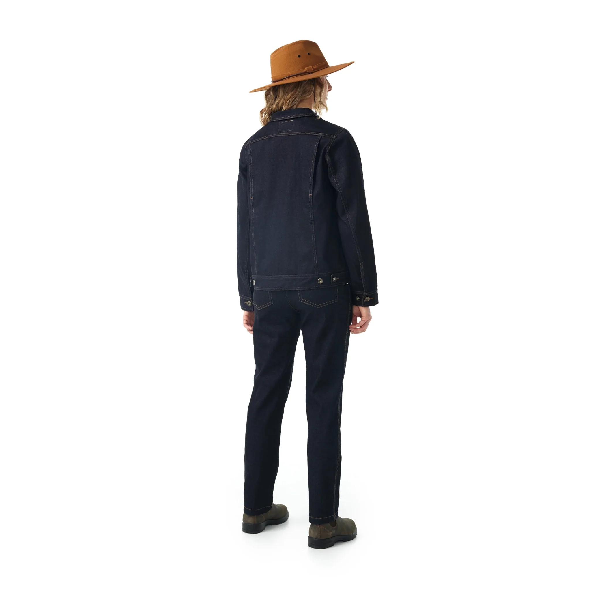 W's Denim Trucker Work Jacket - Image 10