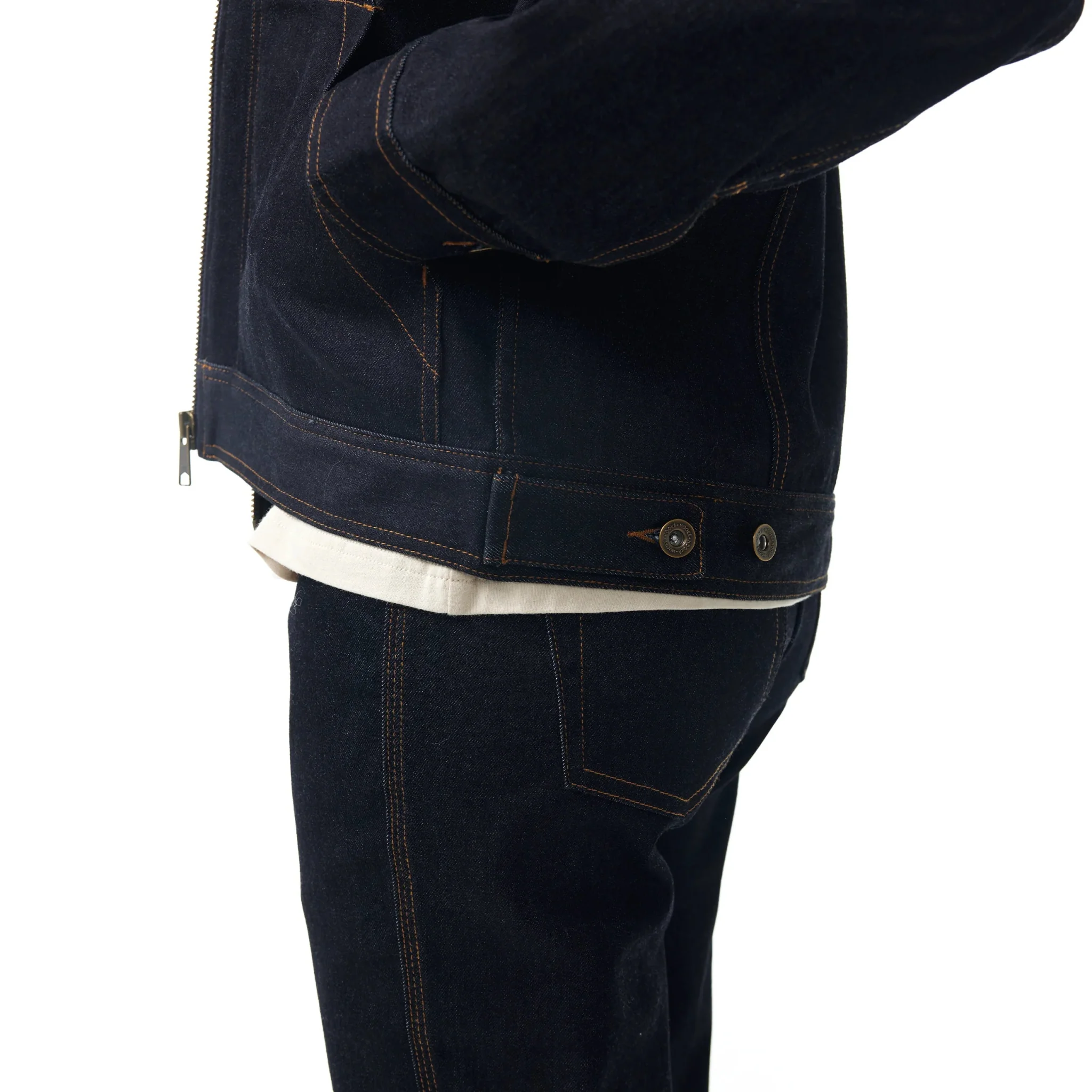 W's Denim Trucker Work Jacket - Image 12